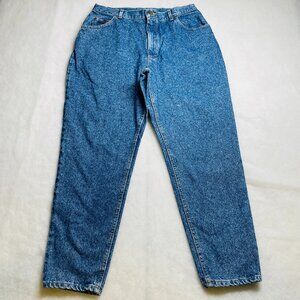 Vintage Lee Womens Denim Blue High Rise Five Pocket Design Mom Jeans Size 18W/M